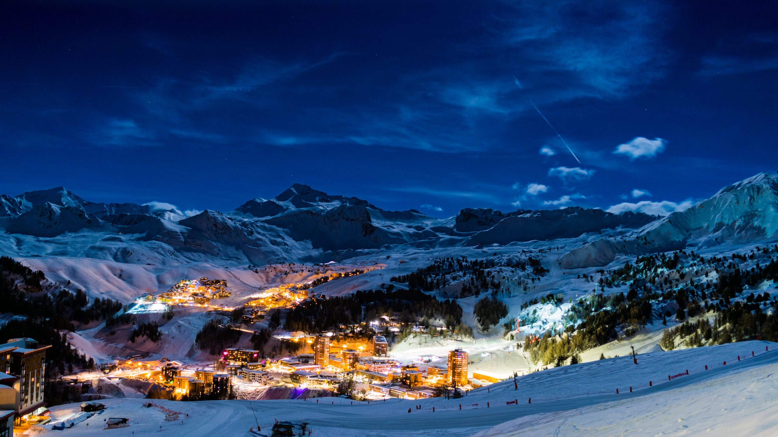 Où se trouve la station de ski La Plagne ?